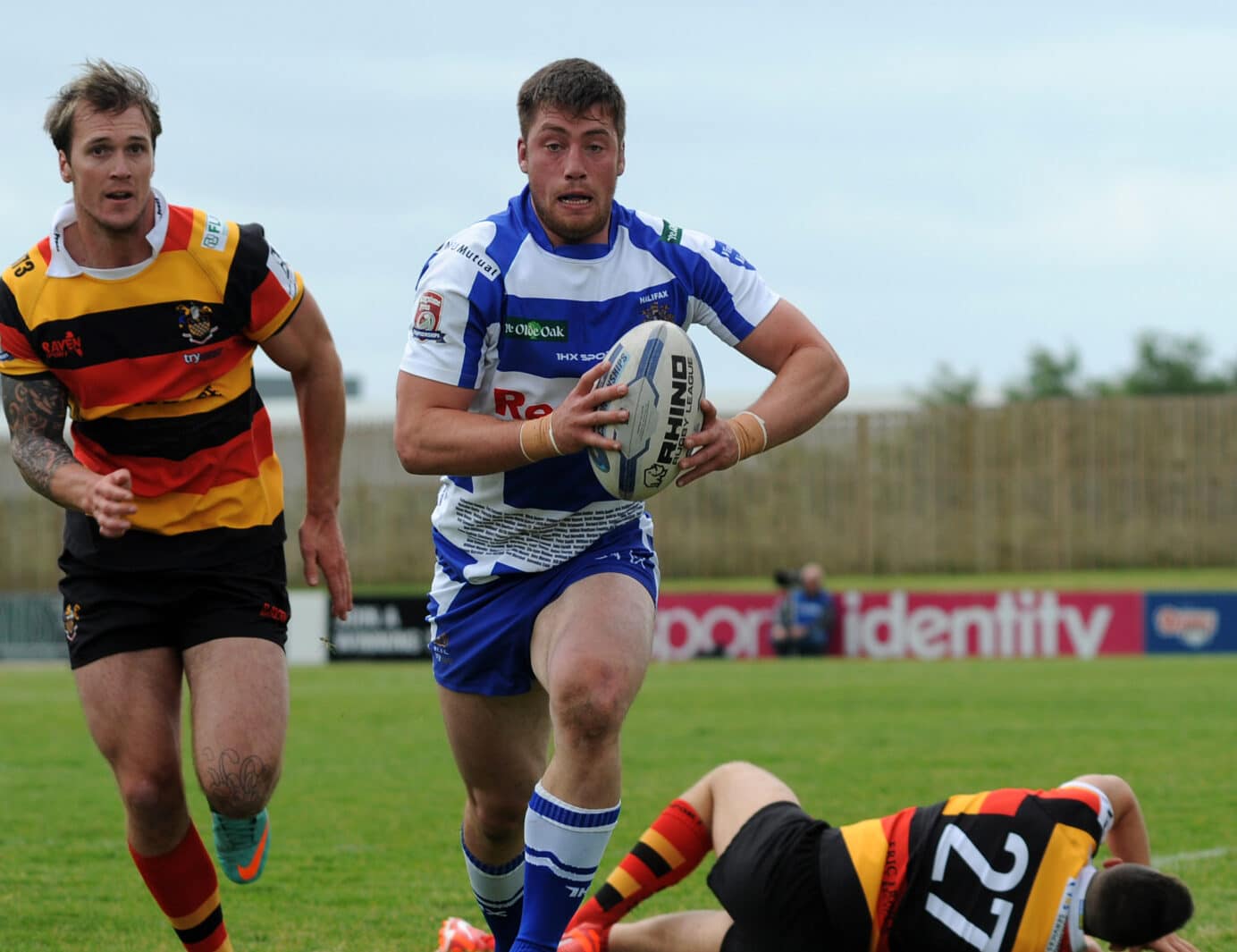 2013 - Dewsbury v Halifax - Ross Divorty Hfx27 his first try CH 130623_0136